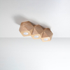 Sollux Lighting Plafon WOODY 3 naturalne drewno SL.1010
