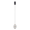 Lampa wisząca Italux Alani PND-34375-1-BK Czarny mat, złoty