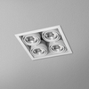 Lampa wpuszczana AQForm Squares 50 x 4 LED Sq Recessed Biały Struktura