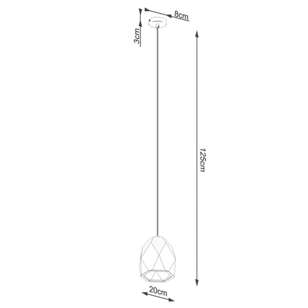Sollux Lighting Lampa wisząca ceramiczna MINT SL.1251