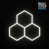 Lampa LED Hexagon Blaupunkt 108W geometryczny panel sufitowy led 4000K CRI90 w kształcie plastra miodu