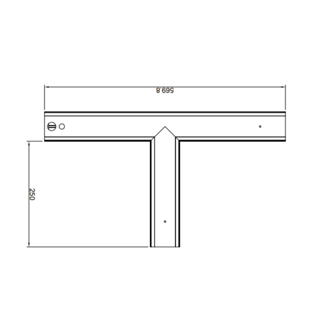 Konektor T DIM do opraw liniowych LED Linea Lint LL-CON-T-DIM