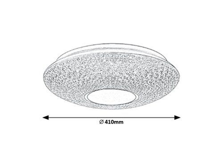 Lampa sufitowa Rabalux Coralia 1518 przeźroczysty