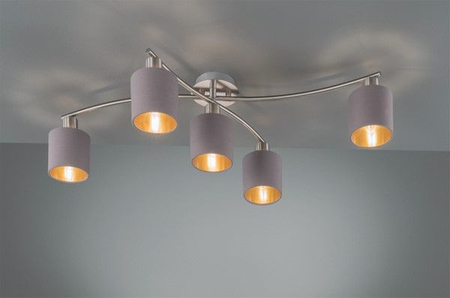 Lampa sufitowa Trio 605400541 srebrny