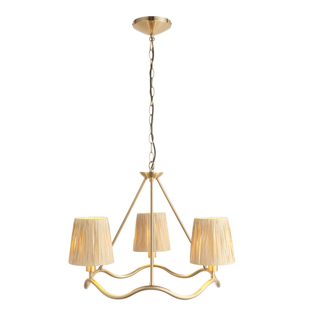 Lampa wisząca Endon Lighting Wriggle 114213 mosiądz