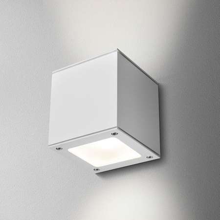 Kinkiet AQForm Maxi Cube LED 230V Hermetic Wall Biały Struktura