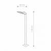 Lampa PATHWAY LED S black 9420 Nowodvorski Lighting