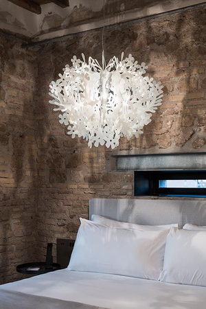 Lampa wisząca Slamp FIOSM00WHT01T00000EU Fiorella White