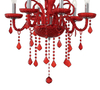 Żyrandol Ideal Lux 027418 Giudecca SP6 Rosso