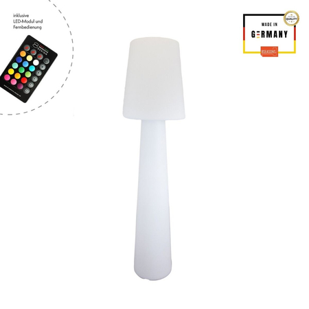 Lampa stojąca No.1 zewnętrzna ogrodowa 2700K RGB 160cm, biały 32563L 