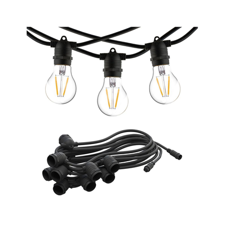Lampa zewnętrzna FESTOON LIGHTS 9m Nowodvorski 7872 czarny