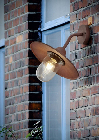 Kinkiet zewnętrzny Trio 201760124 miedziany