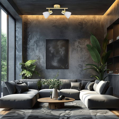 Milagro Lampa sufitowa JOTA 2xE14 ML1061 ZŁOTY