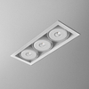 Lampa wpuszczana AQForm Squares 111 x 3 Qrled 230V Recessed Biały Struktura