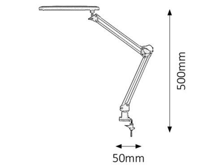 Lampa stołowa Rabalux Raul 4419 czarny