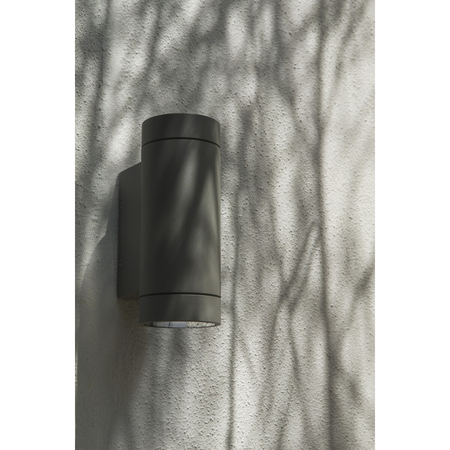 Kinkiet zewnętrzny Astro Dartmouth Twin LED 1372006 Czarny z Teksturą