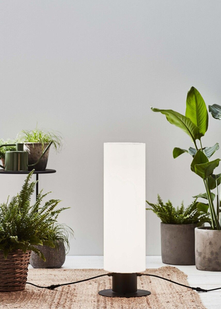 Lampa stołowa Markslöjd GARDEN 107985 biały/czarny