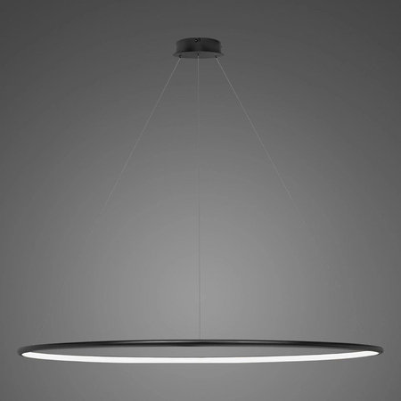Lampa wisząca Ledowe Okręgi No.1 180cm 3k czarna Dali