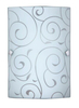 Kinkiet Rabalux Harmony Lux 3850 biały wzorzysty