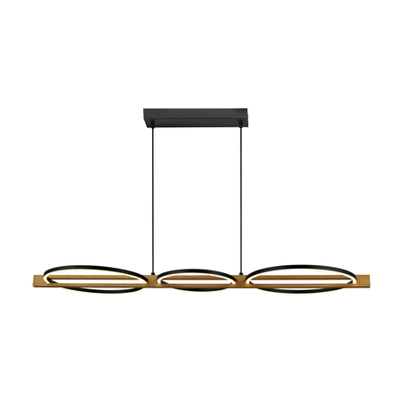 Lampa wisząca Italux Natano PND-55362-40W-WO Czarny piaskowany