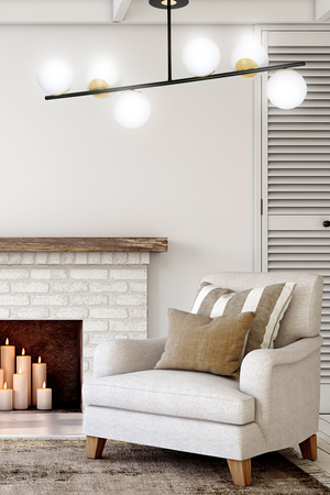 Lampa sufitowa FLOKI 6 BLACK GOLD Emibig 1022/6 biały/czarny