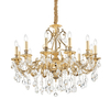 Żyrandol Glamour złoty Ideal Lux 164960 Gioconda SP12 Oro