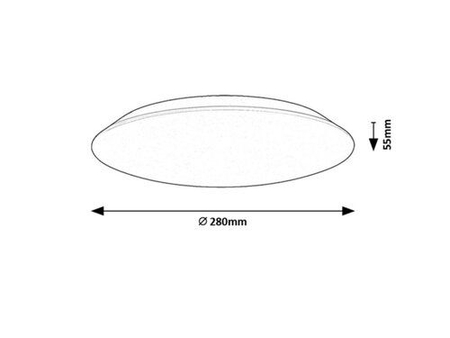 Lampa sufitowa Rabalux Rorik 71123 biały