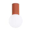 Sollux Lighting Plafon HALO ochra czerwona IP44 SL.1728