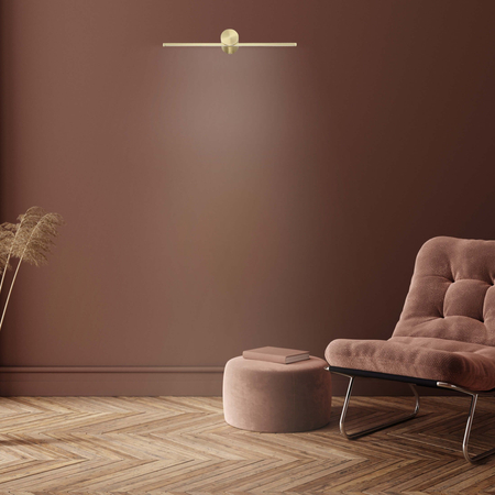 Kinkiet Modern Slim M 1xLED złoty IP44 LP-777/1W M GD