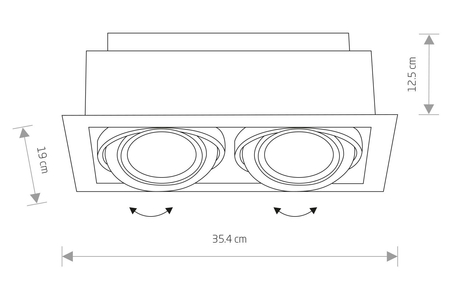 Spot Nowodvorski Downlight Black-9570