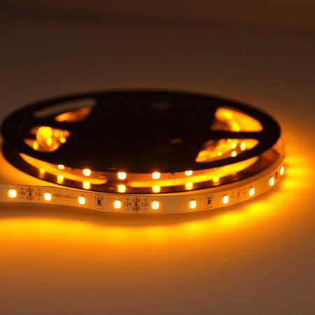 Taśma LED 60x2835SMD 6W/m ŻÓŁTA na metry [3 lata gwarancji]