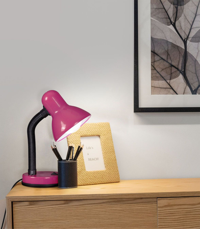 Lampa biurkowa CARIBA Kaja K-MT-203 RÓŻOWY