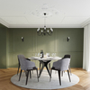 Sollux Lighting Żyrandol MINERWA 3 czarny SL.0217