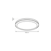 Eko-Light Plafon Vera 12W 4000K Biały IP65 EKP0468 BIAŁY
