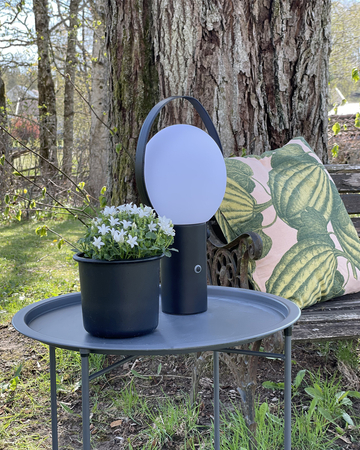 Lampa ogrodowa By Rydens Bari 4002640-4007 USB piaskowy czarny