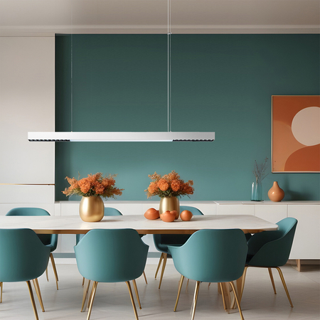 Light Prestige Lampa wisząca Cali L biała Tuya LED CCT LP-1301/1P L WH Smart