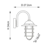 Kinkiet zewnętrzny Endon Lighting Port 96907 czarny