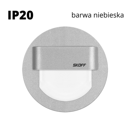 Oprawa schodowa LED Skoff Rueda alu Niebieska IP20