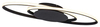 Lampa sufitowa Rabalux Vesta 3331 czarny