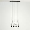 Lampa wisząca Axo Light Jewel 04 Czarna ze ściemniaczem