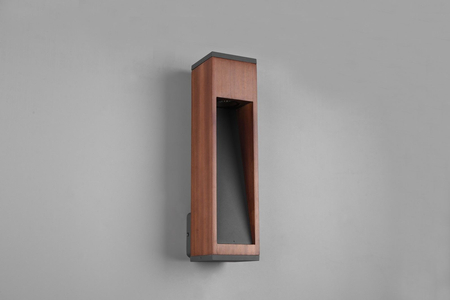 Kinkiet zewnętrzny Trio 209660130 drewniany