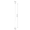 Sollux Lighting Lampa wisząca ELECTRA czarna beton SL.1355