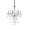 Żyrandol Ideal Lux 027821 Giudecca SP6 Trasparente