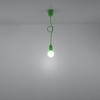 Sollux Lighting Lampa wisząca DIEGO 1 zielony SL.0581