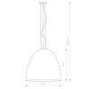 Lampa wisząca EGG XL Nowodvorski 10325 biały