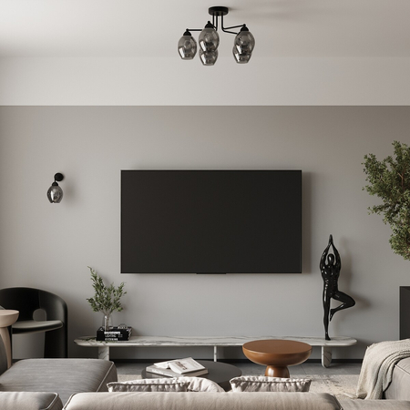 Sollux Lighting Żyrandol FILLAN 3 czarny SL.1144