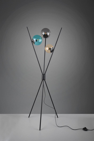 Lampa podłogowa Trio 403400317 czarny