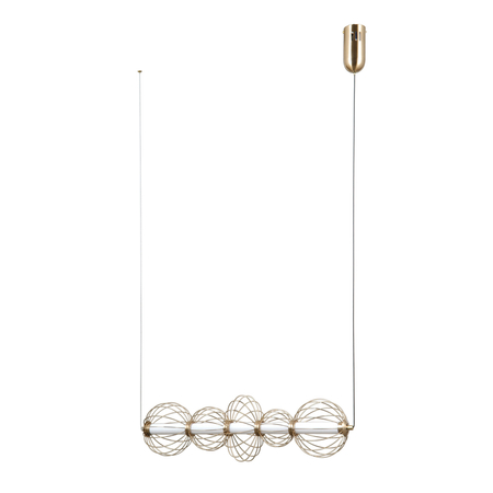 Lampa wisząca Italux Rabel PND-344221-5-HBR Złoty