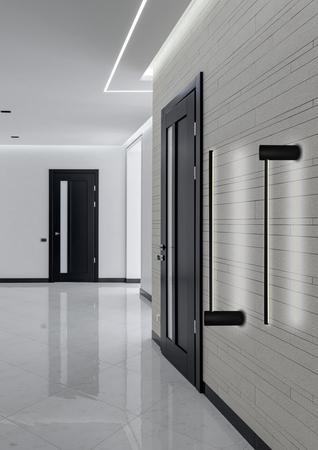 Kinkiet Linea No.1 W2 80cm 3k 13W czarna