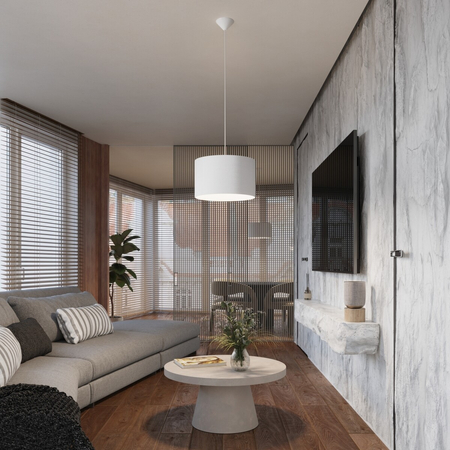 Sollux Lighting Lampa wisząca NOVA 40 biała SL.1404